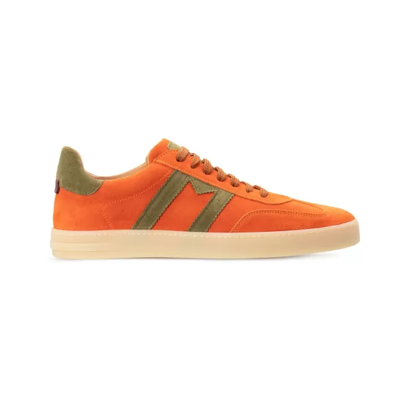 Moreschi Sneakers Sneaker In Suede Arancione Uomo