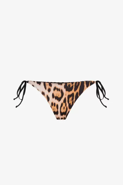 Macula_Naturale Abbigliamento Mare Slip Bikini Con Stampa Jaguar Donna Vendita Roberto Cavalli