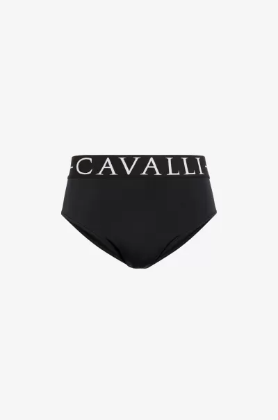 Uomo Roberto Cavalli Gray Sconto Abbigliamento Mare Slip Da Bagno Con Logo