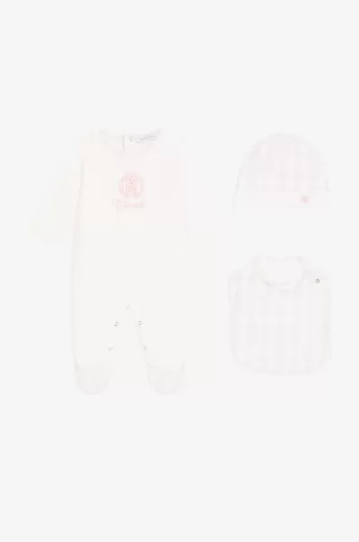 Baby_Pink Abbigliamento Bambino Completo Con Monogram Rc Roberto Cavalli Prezzo All'ingrosso
